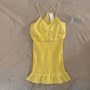 Lush Yellow Strappy Dress